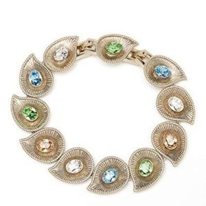 Princess Crystal Grace Gem and Swirl Bracelet